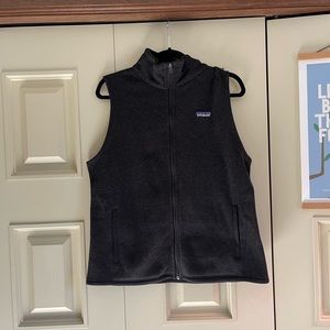 Patagonia Women’s Better Sweater Fleece Vest — Size Large — Dark Grey